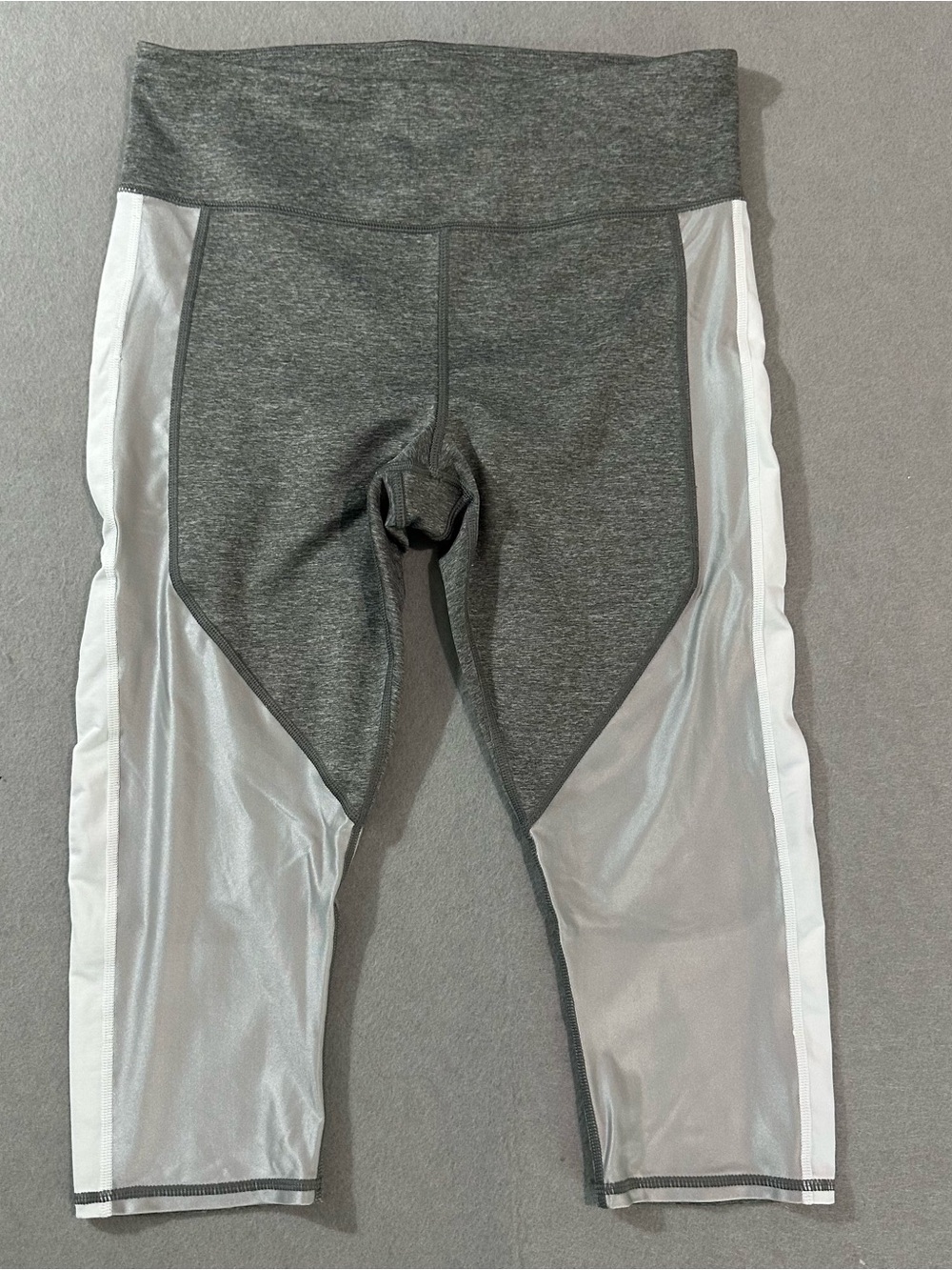 Polo by Ralph Lauren Gray and White Athletic Leggings